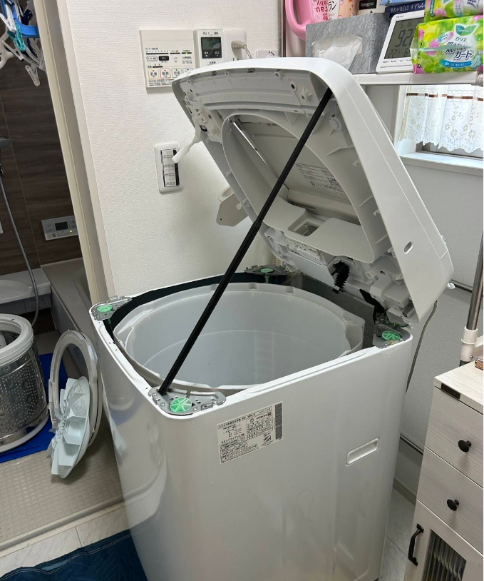 洗濯機の幅広い不具合に対応